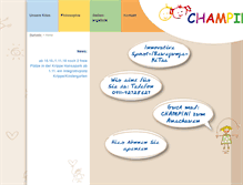 Tablet Screenshot of champini.de